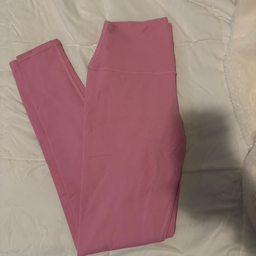 alo yoga pink leggings